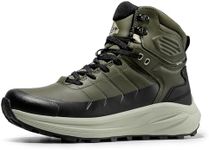 NORTIV 8 Men's Waterproof Hiking Boots Lightweight Non-Slip Outdoor Ankle Trekking Boots,Size 8,Army Green,SNHB241M