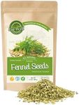 Eat Well Fennel Seeds 24 oz (1.5 lb), Bulk Whole Fennel Seed, 100% Natural, Fresh, Gourmet Spices and Seasonings, Pure Spice Ingredients for Cooking and Baking, Herbs and Spice Mix, Resealable Bag