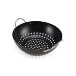 Farberware Barbecue Nonstick Mini Round Wok Topper, 8-Inch, Black