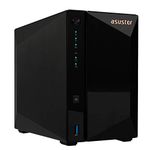 Asustor Drivestor 2 Pro AS3302T - 2 Bay NAS, 1.4GHz Quad Core, 2.5GbE Port, 2GB RAM DDR4, Network Attached Storage (Diskless)