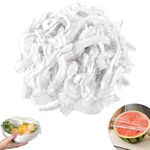 150 Pack Food Covers, Food Covers Plastic Stretch, Bowl Covers, Food Storage Covers Lids, Universal Elastic Stretch Polyethylene Bowl Lids Kitchen Supplies for Fruit/Vegetable/Meat/Food