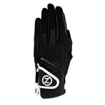 Zero Friction Women's Compression Fit Golf Glove, Left Hand, Black, One Size