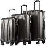 Coolife Luggage Expandable Suitcase