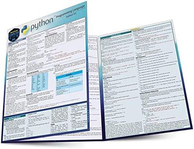 Python Programming Language QuickStudy Laminated Reference Guide