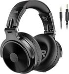 OneOdio Bluetooth Headphones Over Ear, Studio Level Sound Quality, 110 Hrs Playtime Bass Boosted Soft Memory Protein Earmuffs Foldable wireless Headphone with Mic for Cell Phone PC Music