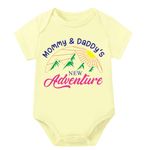 Lillypupp Unisex Pure Cotton New Born Baby Romper Bodysuit Dress With Funny Mom Dad Quotes For Baby Boys And Girls.