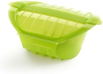 Lekue 3407600V09U004 Ogya Microwavable Pot, X-Large, 4 Cups, Green