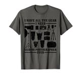 Photographer Gift Camera Funny Photography T-Shirt