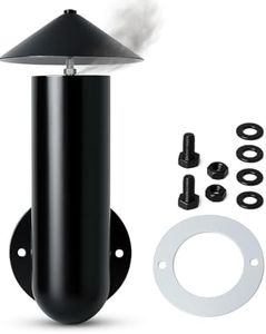 Pellet Grill Smoke Stack Chimney Replacement for Pit Boss Traeger Camp Chef, Replacement Stack Smoker Kits with Umbrella, Gasket, Screw, Locking Washer & Washer