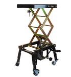 Dirty Pro Tools™ Professional Hydraulic Scissor Motorbike Lift 300lb with Wheels