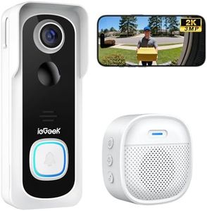 ieGeek Wireless Video Doorbell 1080P with Chime