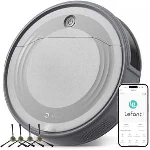 Lefant M310 Robot Vacuum Cleaner,4500Pa Strong Suction, Slim Design, Quiet, PreciSense Obstacle Avoidance, WiFi/App/Voice Control, 160-Min Runtime, Self-Charging, for Pet Hair and Hard Floors, Gray