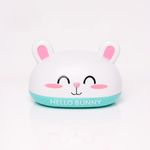 THE LITTLE LOOKERS Cartoon Soap Case Bathtub Soap Box, Soap Dish Holder for Kids, Bathroom Soap Stand, Soap Stand with Cover (Bunny - Sky Blue)