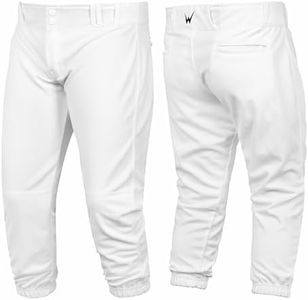 WEARCOG Baseball Pants Youth and Adult BP5, White, X-Small