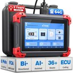 XTOOL D7 Bidirectional Scan Tool with 3-Year Updates, 2023 Newest Automotive Diagnostic Scanner with ECU Coding, All System Scan, 36+ Resets, Key Programming, Crankshaft Relearn, Black, Android 10.0