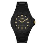 ICE-WATCH - Ice Generation Black Gold - Women's Wristwatch With Silicon Strap - 019156 (Medium)