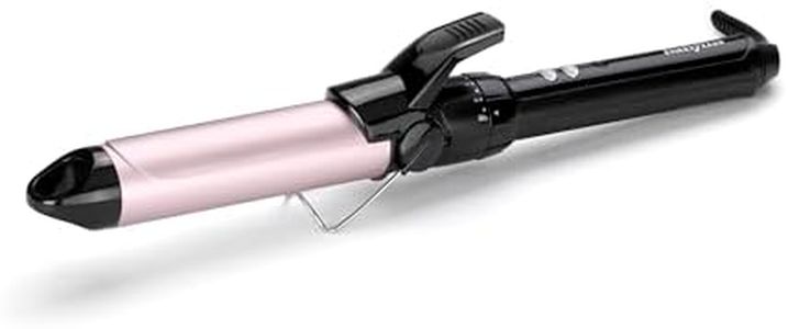 BaByliss 32mm Curling Iron with Large Diameter Clip for Natural Loose Curls Black