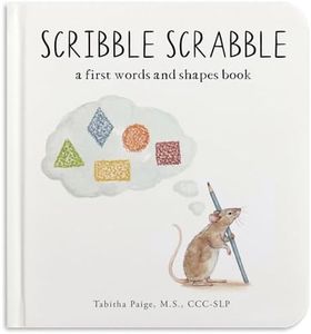 Scribble Scrabble: A Board Book of First Words and Shapes for Growing Minds (A Wishy Washy Sequel) (Tabitha Paige Children's Book Series)