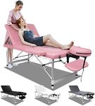 ALFORDSON Massage Table Folding Massage Bed Adjustable 75cm Wide Portable Therapy Table Lift Up SPA Bed