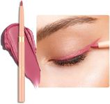 Oulac Pink Retractable Eyeliner Pencil 2in1 Waterproof Makeup Stick for Eye Liners and Lip Liners, Smooth and Creamy, Long Lasting Matte Finish, Vegan Beauty, 04 Pink Treat