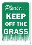 PXIYOU Please Keep Off The Grass Sign Yard Sign Outdoor Lawn Funny Decorations Vintage Fresh Farm Metal Tin Signs 8X12Inch