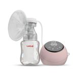 Luvlap Adore Electric Breast Pump, 2 Phase Pumping of Stimulation & Expression, 2pcs Breast pads free, Soft & Gentle, BPA Free, Run on Direct Power, No Battery