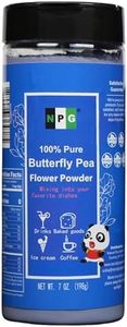 NPG 100% Pure Blue Butterfly Pea Flower Powder 7 oz(198 g), All Natural Non GMO Blue Food Coloring Powder Rich in Antioxidants,Caffeine Free Gluten Free Vegan