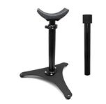 homcare Metal Hoof Stand with Adjustable Height Hoof Jack Farrier Stand Horse Hoof Stand,Black