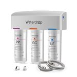 Waterdrop TSPP Under Sink Sediment Water Filter, Replacement TSU-W 3-Stage Ultra-Filtration Under Sink Water Filter System, 1 Pack