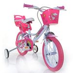 Dino Bikes 144R-UN Unicorn 14" Bicycle 14'', White & Pink