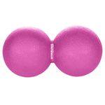 Strauss Yoga & Lacrosse Massage Dual Peanut Shaped Ball | Ideal for Physiotherapy, Deep Tissue Massage, Trigger Point Therapy, Muscle Knots | High-Density Roller & Acupressure Ball for Myofascial Release & Pain Relief, (Pink)