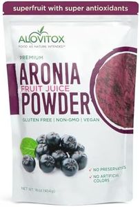 Alovitox Aronia Berry Powder | Antioxidant-Dense Juice Superfood with Dietary Fiber, Vitamins, Calcium, Iron, Boosts Immune System & Reduces Blood Pressure | RAW, Vegan, Non-GMO, Gluten-Free | 16 oz