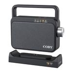COBY Wireless Digital Hearing Amplifier TV Audio Speaker for Hard of Hearing - Portable TV Listening Assistance Bluetooth Speaker for Seniors, Elderly, and Hearing Impaired with Voice Highlighting