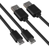 2-Pack Type C Charger Cable Compatible with Kindle E-readers,Fire Tablets,HD 10 9th 11th Generation,HD 8 10th Gen,8 Plus Kids Edition (2019,2020,2021),Kids Pro,HD7 2022,Max 11 2023,USB-C Charging Cord