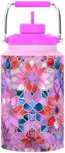 Coldest 128 oz Tumbler with Handle and Straw - 100% Spill Proof Tumbler with Straw (3 Lids) - Stainless Steel Insulated Leakproof Tumblers for Women & Men - Cup Holder Friendly, 128 oz (The Marrakech)