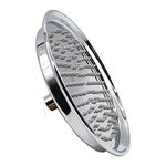 Rainfall Shower Head, 228mm Round Rain Shower Head, 304 Stainless Steel Powerful High-Pressure Bathroom Shower Head, Chrome Finish - GETSHOWERSET