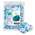 Garifon 2.51lbs Bean Bag Filler, Pillow Bean Bag Stuffing Filling, Shredded Memory Foam Filling, Punching Bag Filler, Bean Bag Insert Stuffing, Foam Refill for Pouf/Couch/Dog Bed, Added Gel Particles