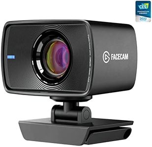 Elgato Facecam - Webcam Full HD 1080p60 per streaming live, gaming, videochiamate, sensore Sony, correzione avanzata della luce, controllo stile DSLR, funziona con OBS, Zoom e altro, per PC/Mac