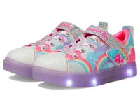 Skechers Twinkle Sparks ICE 2.0 - Shim Casual Sneakers for Girls, Multi- 314749L-MLT