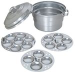 Priya Aluminum Idli Maker - Silver