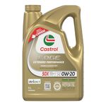Castrol Edge Extended Performance 0W-20 Advanced Full Synthetic Motor Oil, 5 Litres - Made in Canada