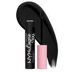 NYX PROFESSIONAL MAKEUP, Lip Lingerie XXL Matte Liquid Lipstick, Vegan Formula - NAUGHTY NOIR (Black)