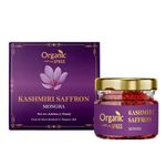 Organic Spree Kashmiri Saffron Kesar 1gm (0.035oz) Threads Pure and Natural l From the finest farmlands of Pampore, J&K l Certified Grade A+ Mongra Saffron