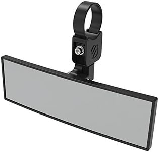 SCOSCHE PSM21009-20 BaseClamp 9” Panoramic View Mirror with 2.0” Tube Clamp for ATV's UTV's and Side x Sides