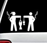 Bluegrass Decals Girl and Guy Funny