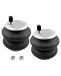 2 Pcs 6401 Air Spring Bag Compatible with Firestone Ride Rite 6401, 1/4" NPT Air Suspension Spring Replace W21-760-6401