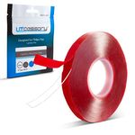 Litcessory Lightstrip Mounting Tape (5m) for Philips Hue, LIFX Lightstrips, C by GE Light Strips – Strong, Removable, Double Sided Tape – Works Great with Most LED Strip Lights!