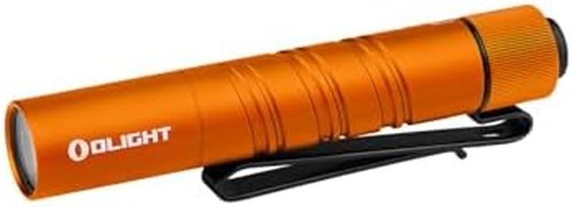 OLIGHT I3T 2 EDC Dual-Output Flashlight Cordless Night Torch Max 200 Lumens IPX8 Waterproof Flashlight Battery Torch for Travel, Inspection, Gift (Orange)