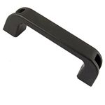 uxcell Door Cabinet Black Plastic Rectangular Pull Handle 5.2"