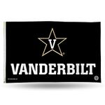 Rico FGB180306 NCAA Vanderbilt Commodores 3-Foot by 5-Foot Banner Flag